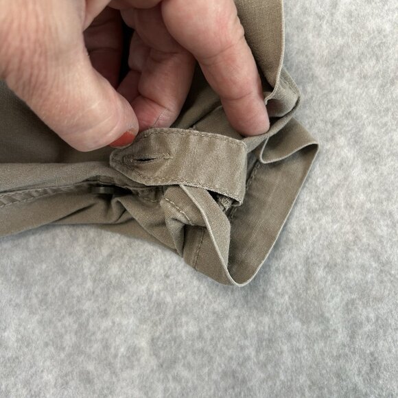 SONOMA LIFE + STYLE Capri Pants 8 Beige Khaki Modern Fit Cargo Cotton Stretch - Picture 14 of 15